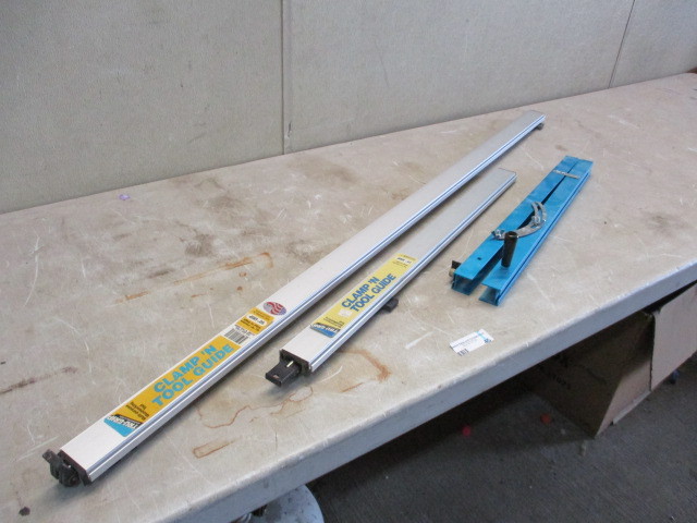 lot 45 image: Clamp n guides and protractor