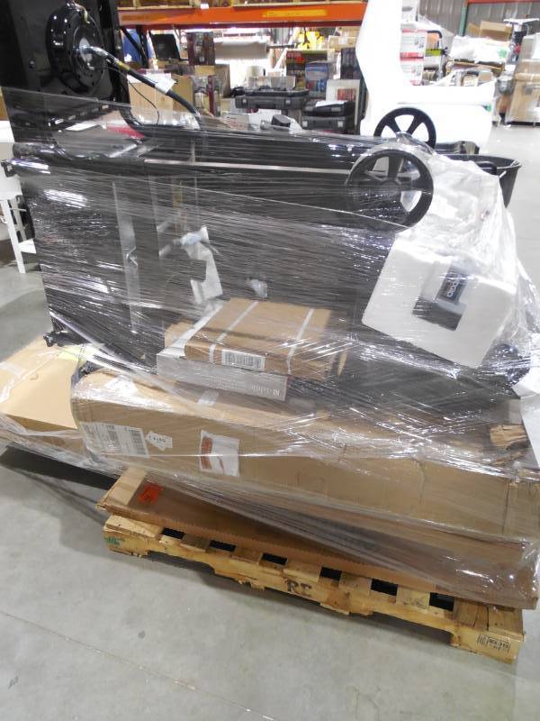 PALLET LOT OF GENERAL MERCHANDISE , PLUMBING, GRILL,