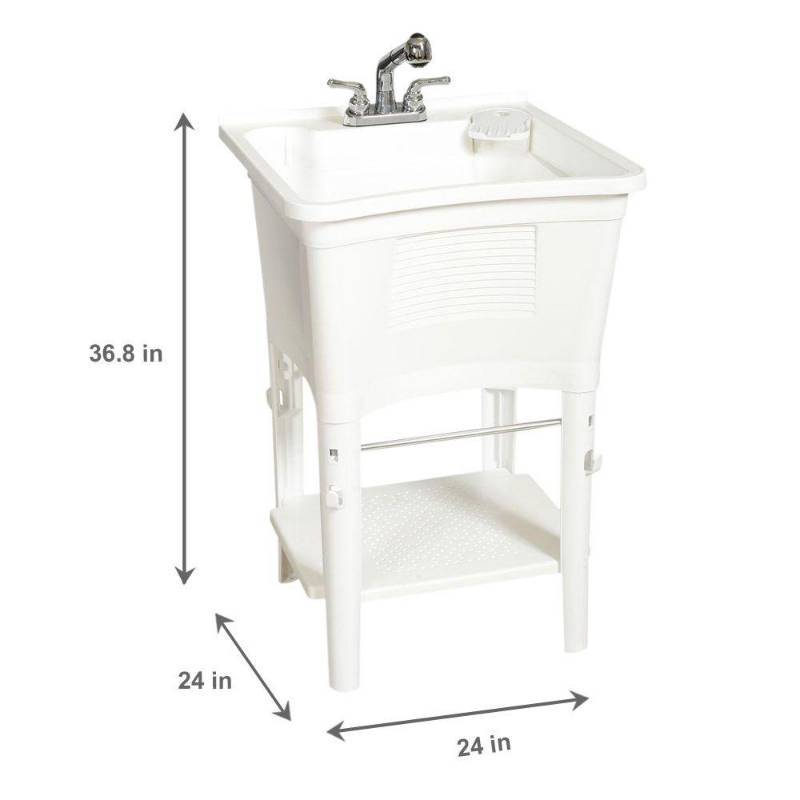 Glacier Bay All In One 24 In X 24 In 20 Gal Freestanding