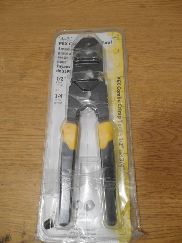 lot 69 image: Apollo 12 in. and 34 in. PEX Crimp Tool