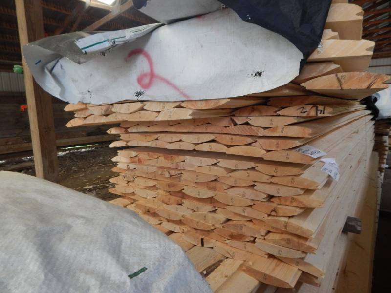 lot 17 image: 2 x 8 Pine Hand Hewn Tongue and Groove Siding