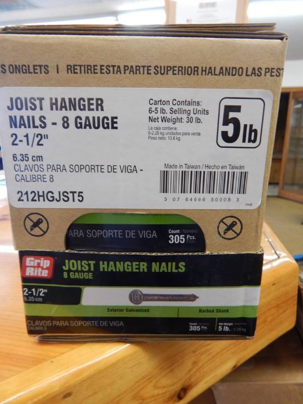 lot 41 image: 2-12 Joist Hanger Nails