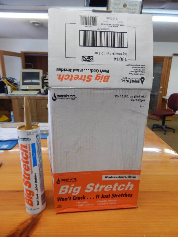lot 45 image: Sashco Big Stretch Tan Caulk