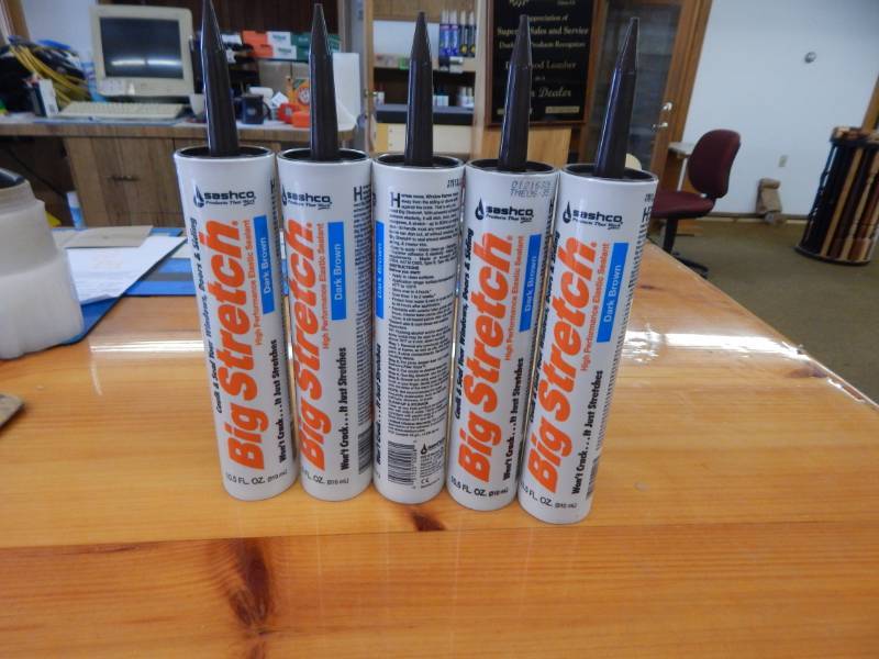 lot 46 image: Sashco Big Stretch Brown Caulk