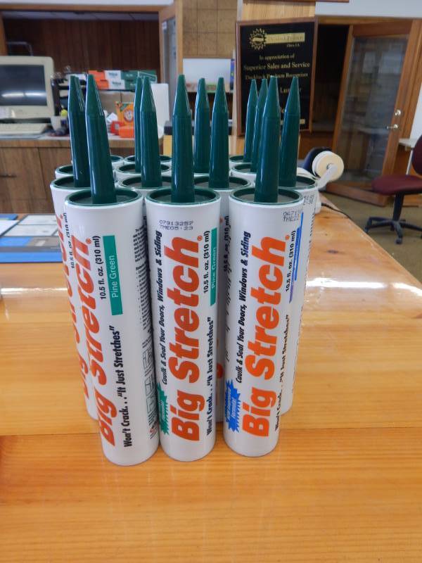 lot 47 image: Sashco Big Stretch Pine Green Caulk