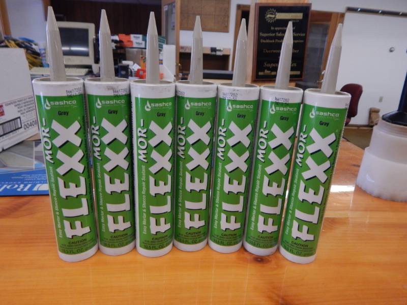 lot 60 image: Sashco Mor-Flexx Mortar and Stucco Repair Sealant