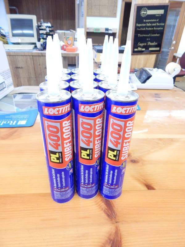 lot 72 image: Case of Subfloor Adhesive
