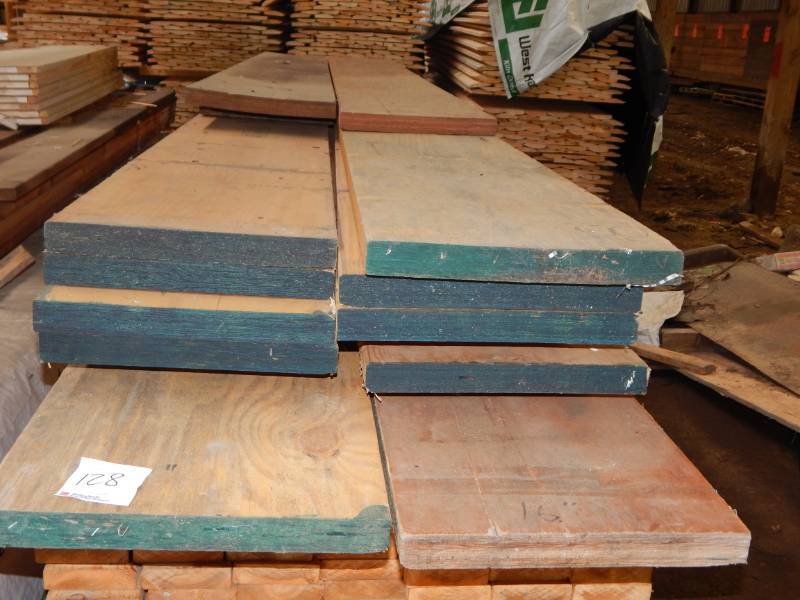 lot 128 image: LVL (Laminated) Beams 1-34 thickness x 16 wide x various lengths