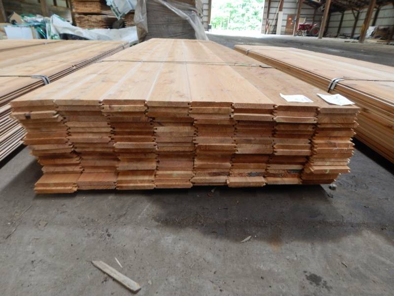 lot 131 image: 1 x 6 Tongue and Groove Cedar Paneling 14