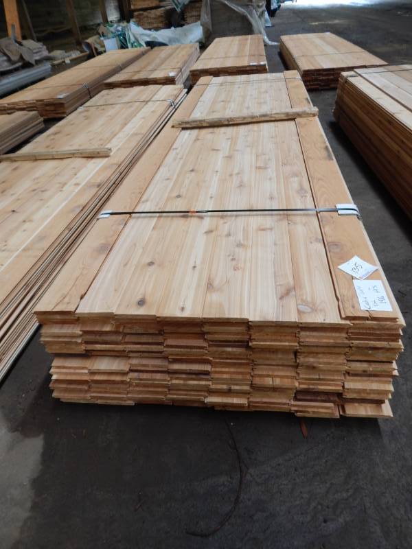 lot 135 image: 1 x 6 Tongue and Groove Cedar Paneling 12