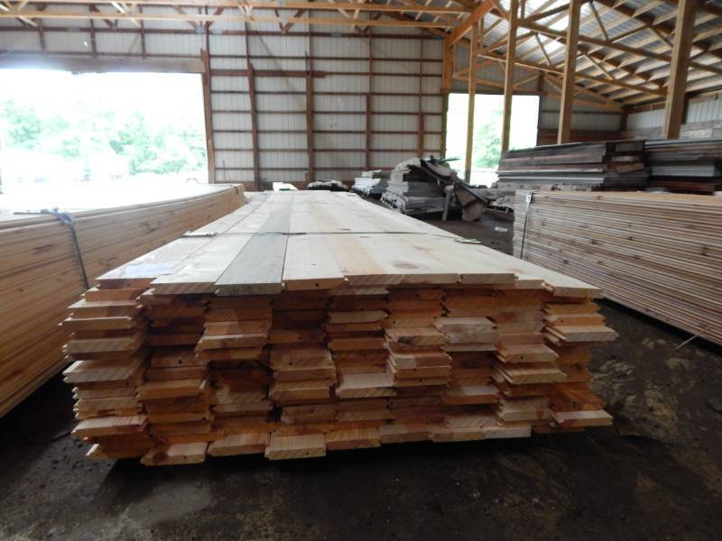 lot 140 image: 1 x 5 Tongue and Groove Pine Paneling 16