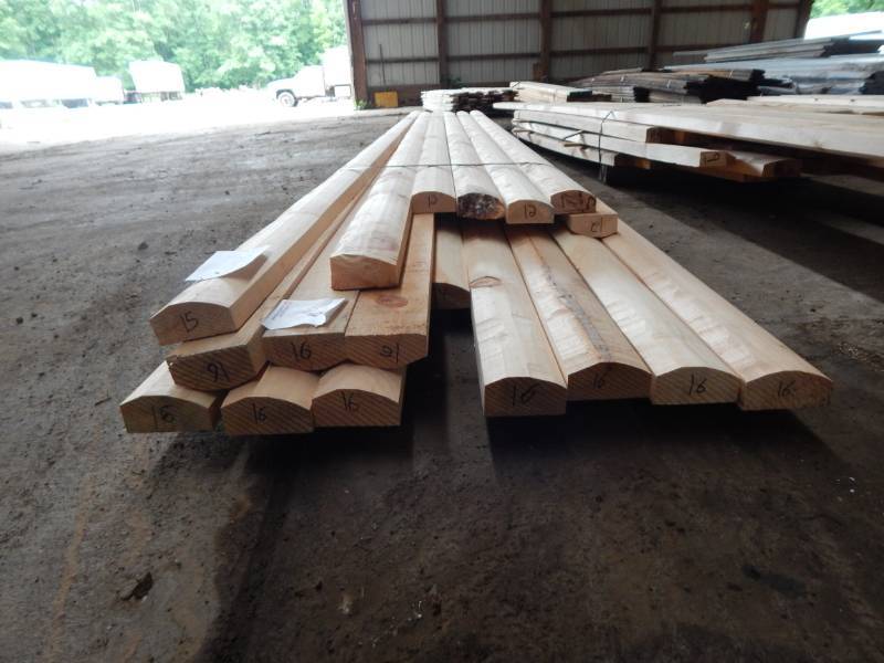 lot 142 image: 4 Hand Hewn Trim Lot
