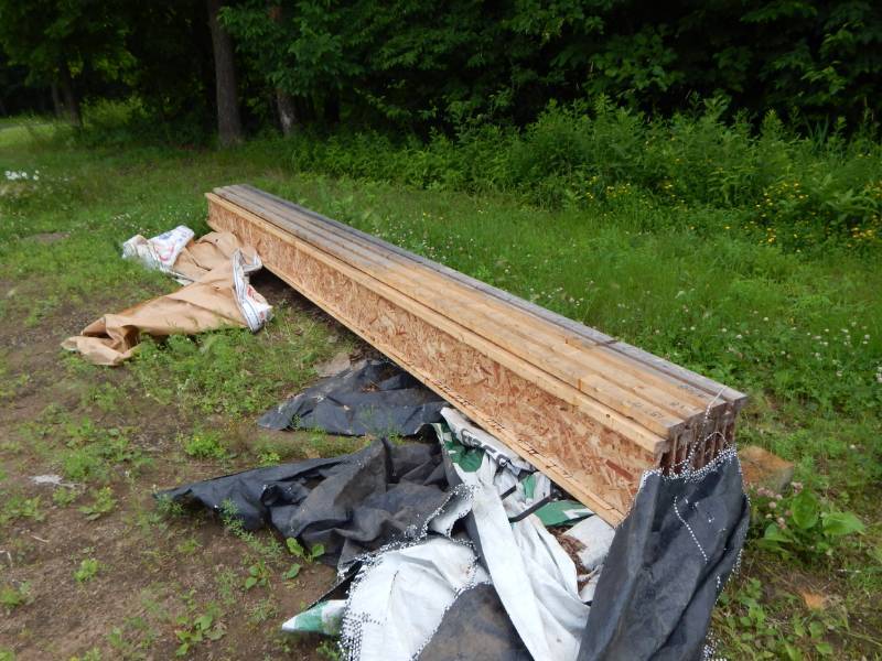 lot 168 image: Wood-I Joists 11-78 high x 18 long