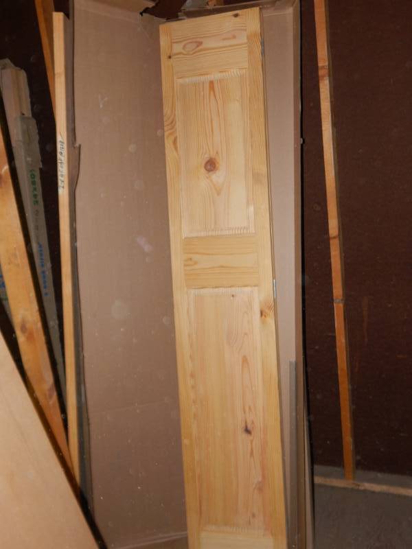 lot 260 image: Two (2) 30 x 68 Knotty Pine Bifolds