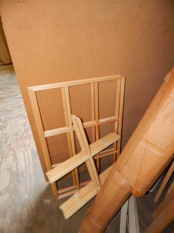lot 279 image: Lot of Stair parts, trims, sills, and accessories