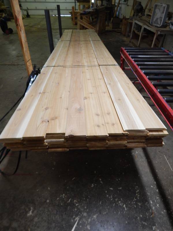 lot 287 image: 1 x 6 Tongue and Groove Cedar Paneling 18