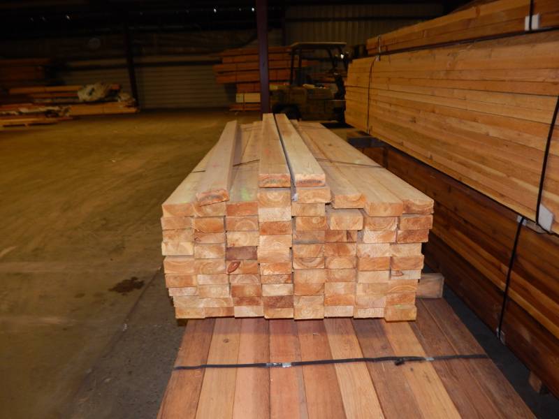 lot 288 image: 2 x 4 x 8 Rough Sawn Cedar Boards