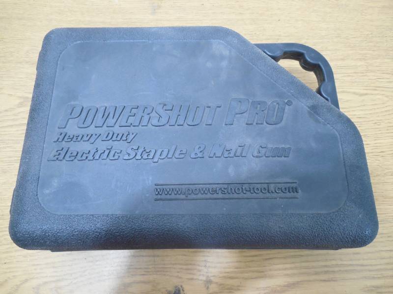 Power shot pro electric stapler with case