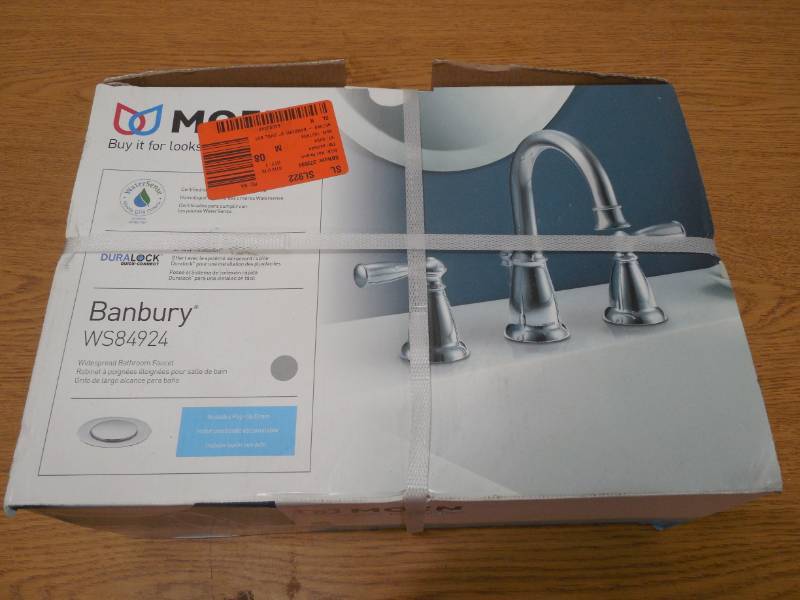 Banbury 8 in. Widespread 2-Handle Bathroom Faucet in Chrome
