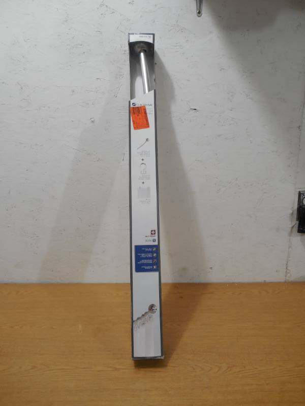 Glacier Bay 57 in. to 60 in. Curved Shower Rod Combo Pack in Chrome