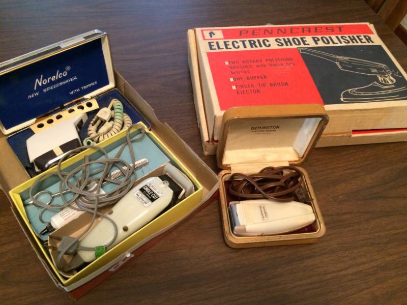 lot 62 image: Vintage Clippers & Shoe Polisher