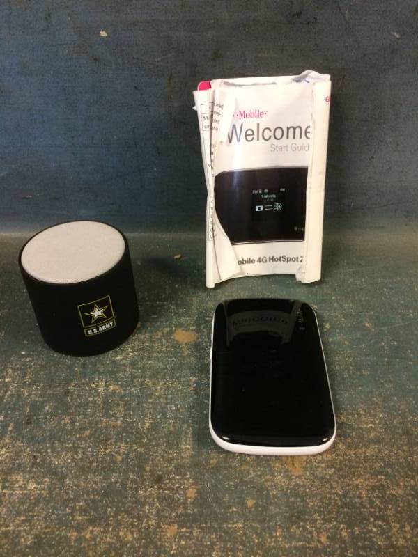 lot 63 image: Mobile Hotspot and Bluetooth Speaker
