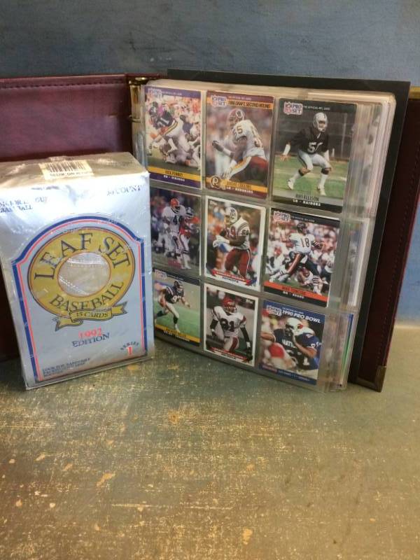 lot 87 image: Baseball & Football Card Collection