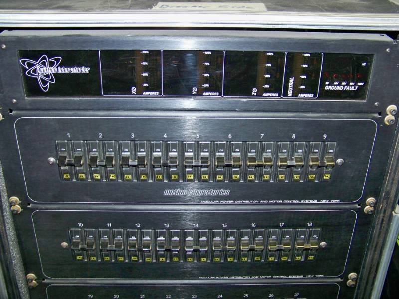 lot 8 image: Motion Laboratories Modular Power Distribution & Motor Control Systems with Hard-Sided Rolling Case