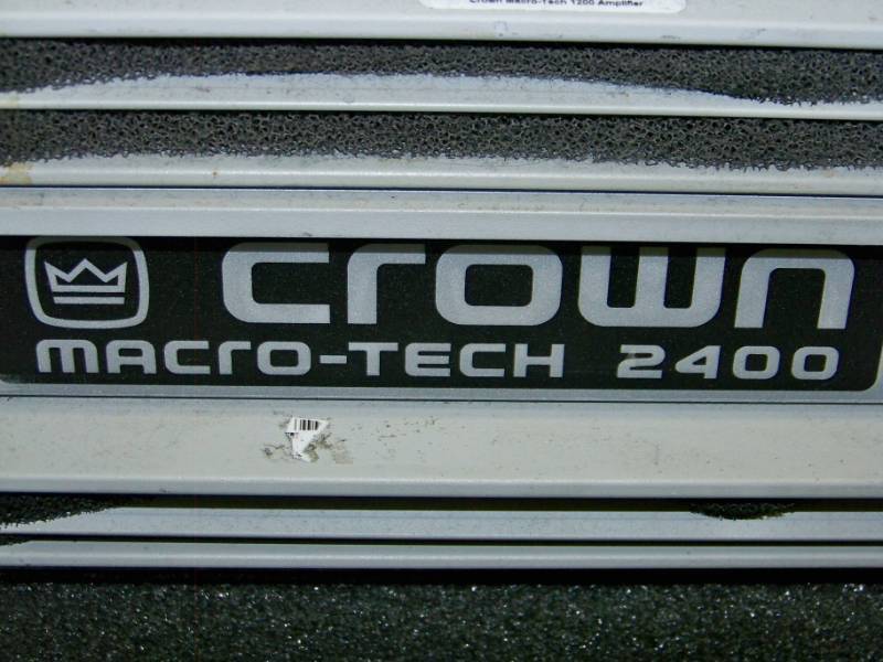 lot 74 image: 2 Crown Power Audio Amplifiers, Sound Processing Equipment & More in Hard Sided Shipping Case with Heavy Duty Casters