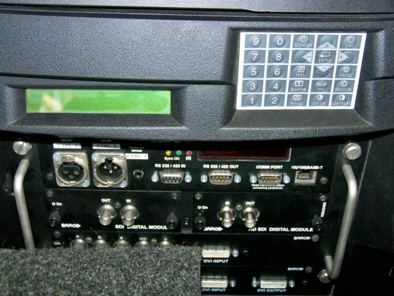 lot 77 image: Barco SLM R12 Performer DLP Projector & Hard Sided Shipping Case with Casters