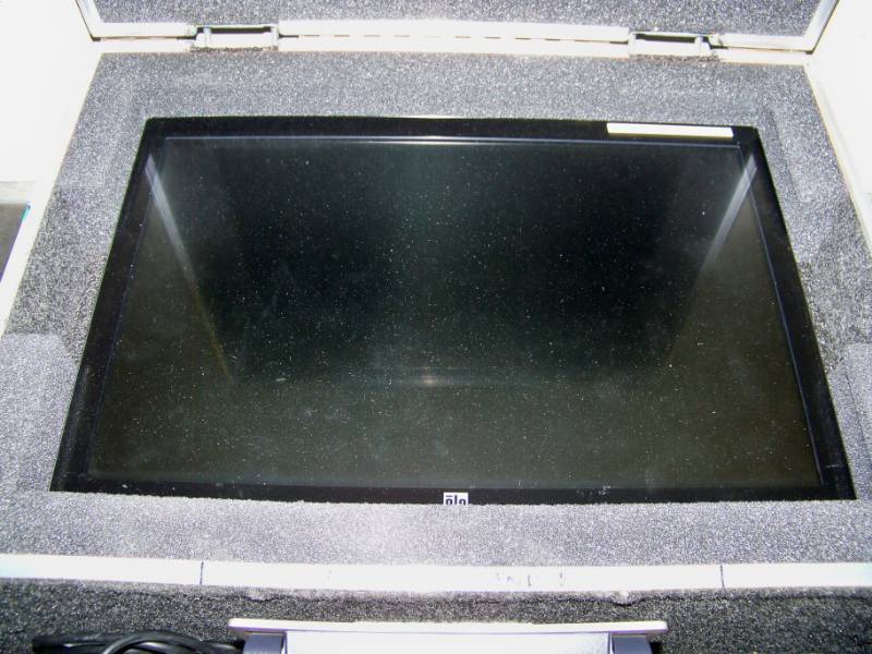 lot 96 image: ELO Touch Systems 22 Touch-Sensitive Monitor in Hard-Sided Road Case