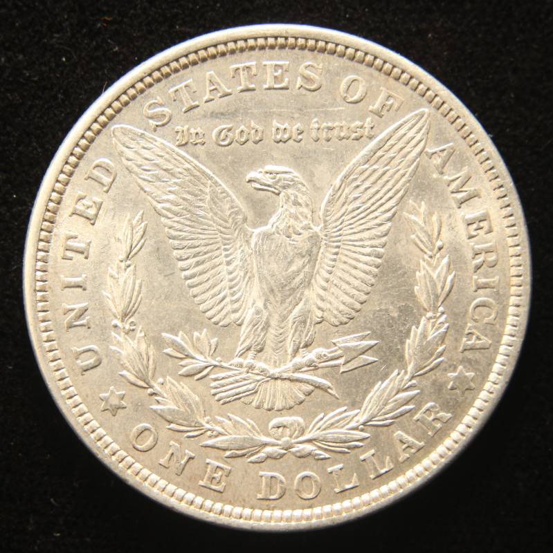 lot 37 image: 1921 MORGAN SILVER DOLLAR UNC