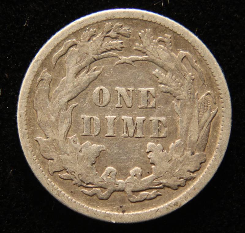 lot 43 image: 1887 SEATED LIBERTY DIME