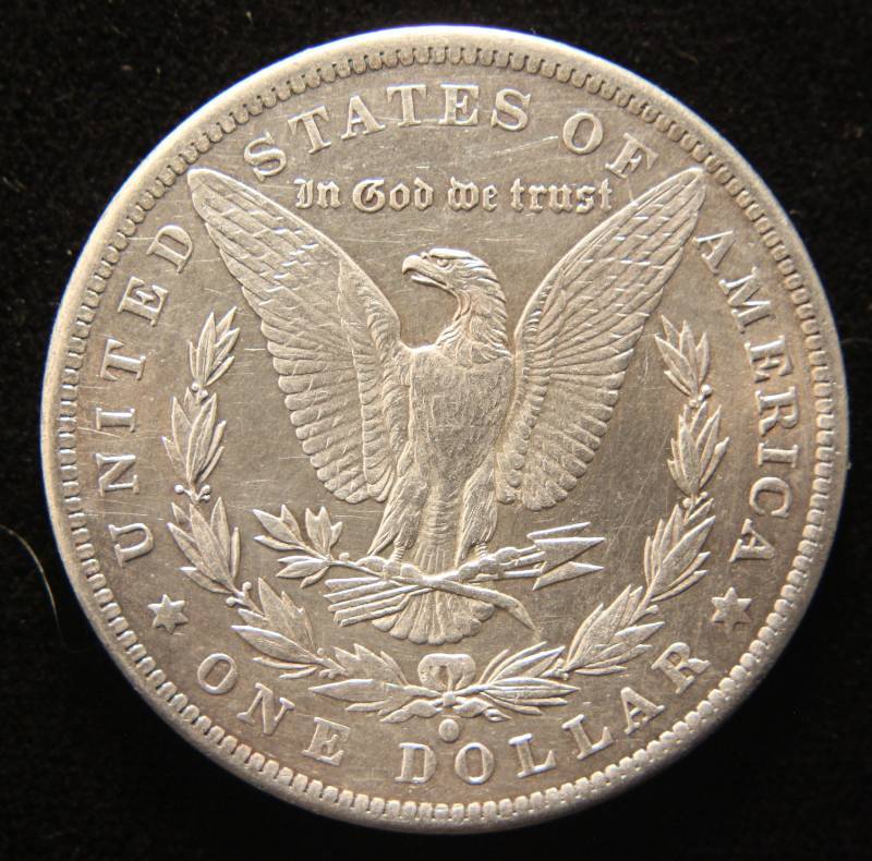 lot 47 image: 1884-O MORGAN SILVER DOLLAR AU