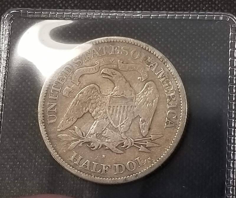 lot 05-C image: 1876-S SEATED LIBERTY HALF DOLLAR