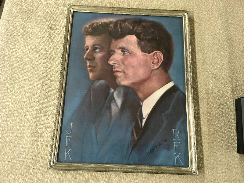 lot 186 image: JFK RFK Framed Art
