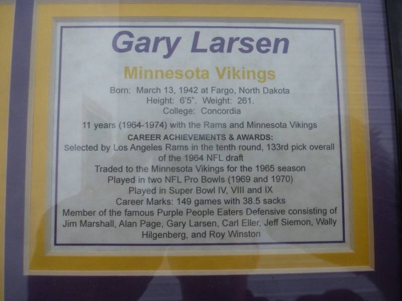 Gary Larsen MN Viking