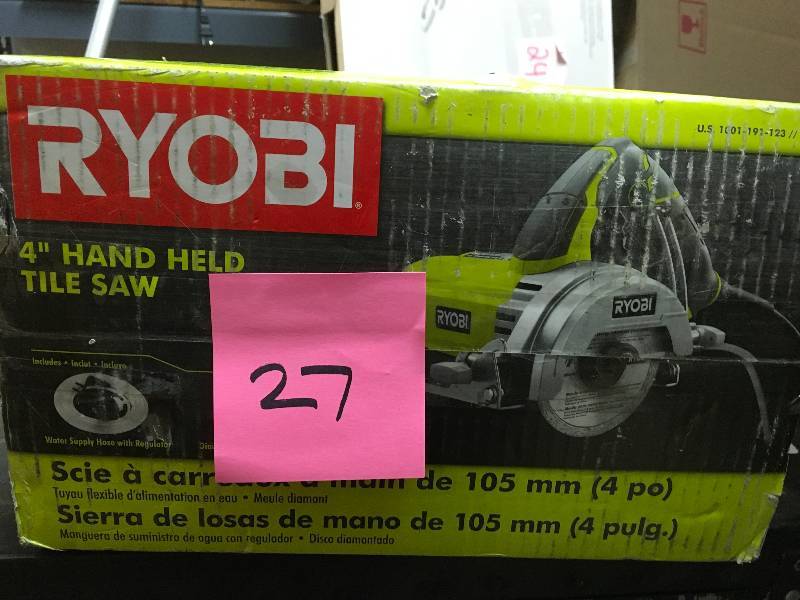 RYOBI 4 in. Tile Saw  used in good condition