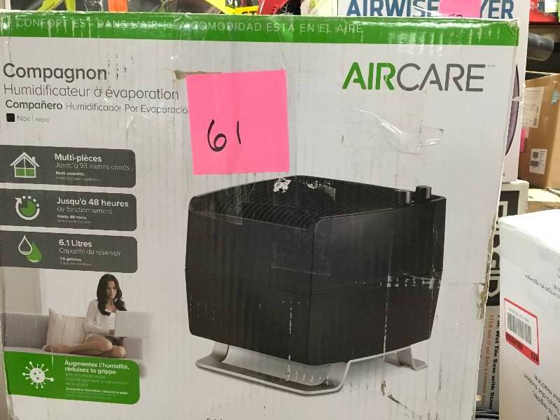 AIRCARE 1.6 gal. Evaporative Humidifier for 1000 sq. ft. in good condition