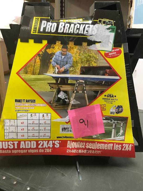 2 x 4 Basics Sawhorse Pro Bracket in good condition