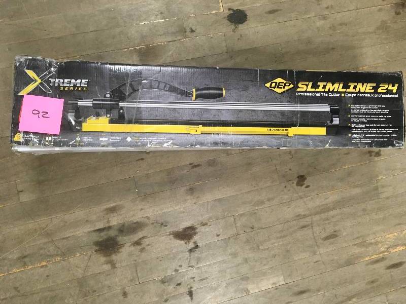 QEP 24 in. Professional Slimline Tile Cutter used in good condition