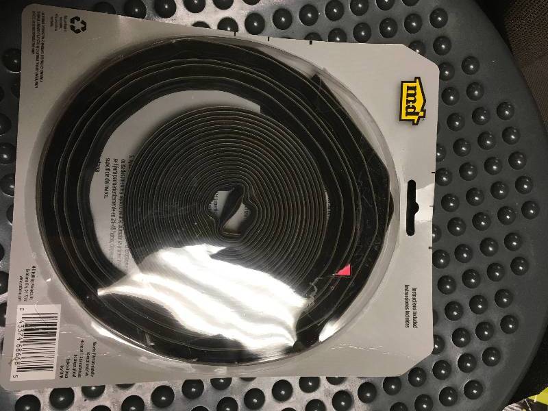 M-D Building Products 12 in. x 20 ft. Black Silicone Door Seal not used