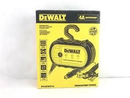 DEWALT 4 Amp Professional Waterproof Battery Charger not used