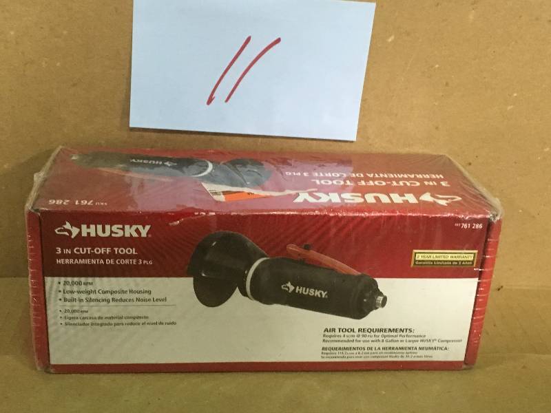 lot 11 image: HUSKY 3 in CUT-OFF TOOL not used