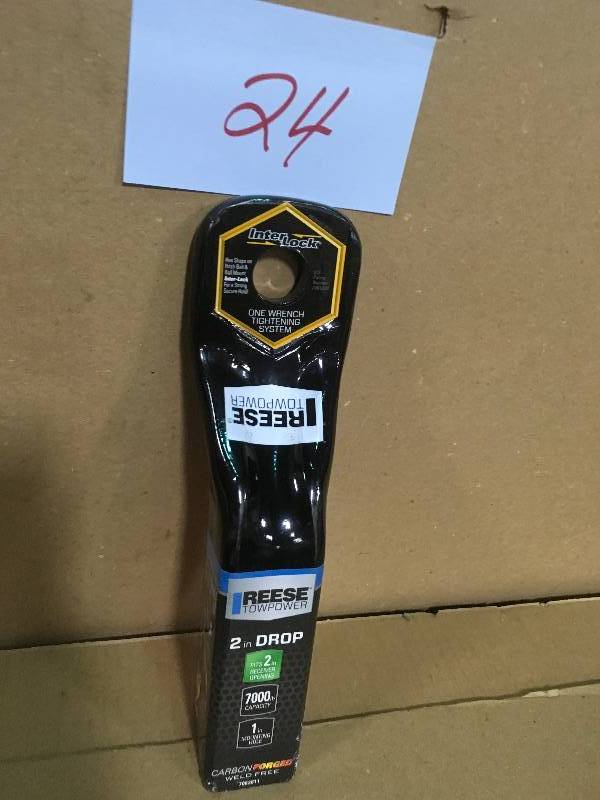 lot 24 image: Reese Towpower 2 in. Drop Carbon Forged Interlock Ball Mount in good condition