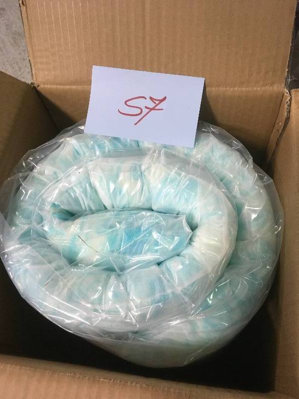 lot 57 image: 2 in. Queen Convoluted Gel Swirl Memory Foam Mattress Topper by Linenspa in good condition