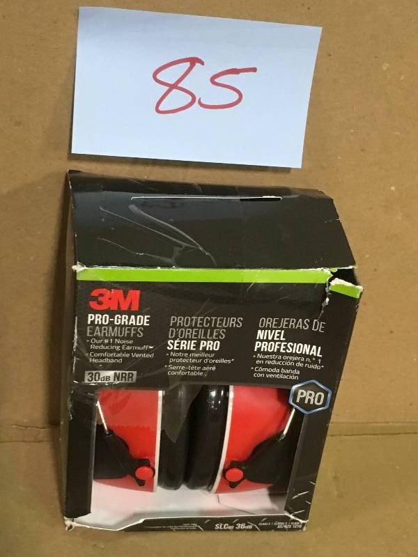 lot 85 image: 3M Pro-Grade Earmuff in good condition
