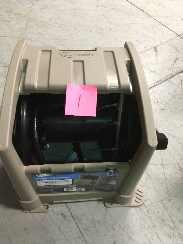 lot 1 image: Suncast PPJ100DT Hose Hideaway Hose Reel not used