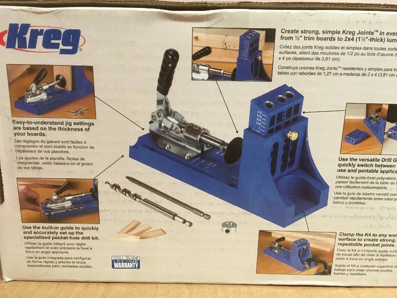 lot 33 image: Kreg K4 Pocket-Hole System  in good condition