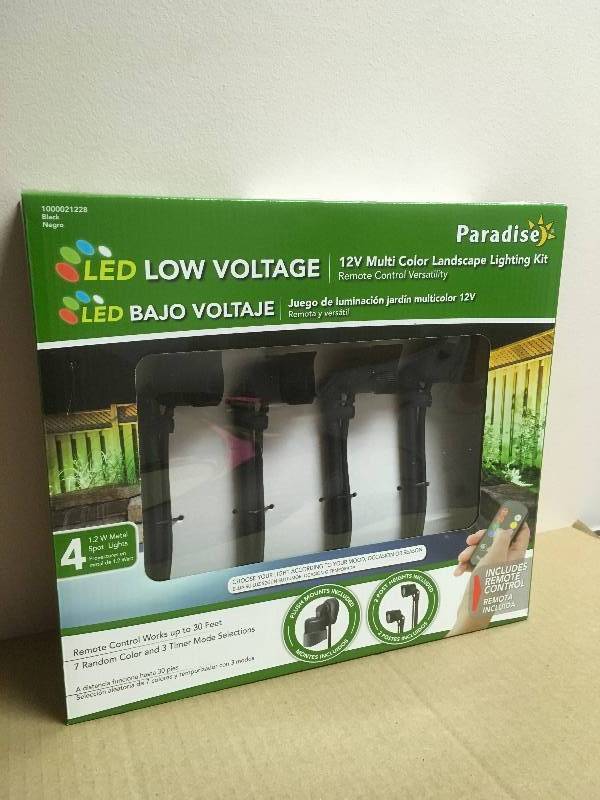 lot 47 image: Multi Color LED Nano Spot Light (4-Pack) not used